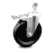 Service Caster 6 Inch Phenolic Swivel 12mm Threaded Stem Caster with Total Lock Brake SCC SCC-TSTTL20S615-PHR-M1215 - alternate 1